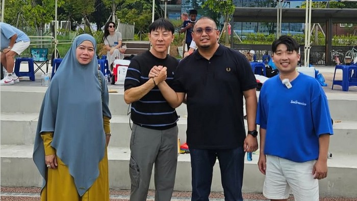 **Andre Rosiade Bertemu Shin Tae-yong di Korsel, Diskusi Sepakbola Indonesia Terbuka!**