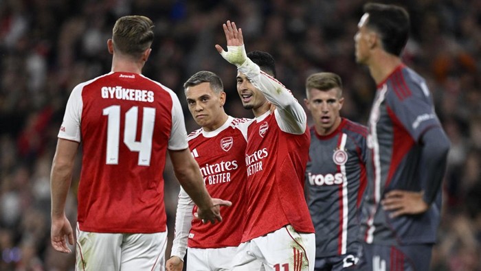 **Arsenal Vs Olympiakos: Kemenangan 2-0 yang Meneguhkan Dominasi The Gunners**