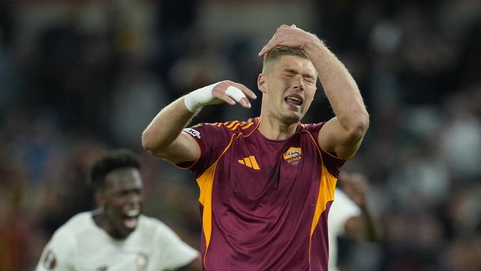 **AS Roma Gagal 3 Penalti & Kalah dari Lille, Gasperini Tetap Positif**