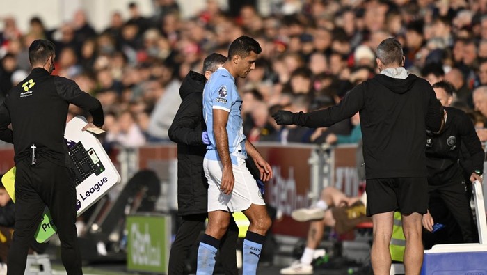 Cedera Lagi, Rodri Mundur dari Timnas Spanyol, Menderita Patah Hamstring di Laga Brentford