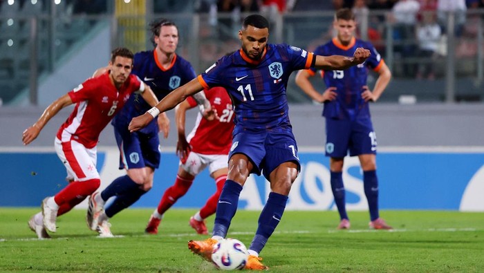 Malta Vs Belanda: Gakpo Brace Penalti, De Oranje Menang 4-0 - Update 1