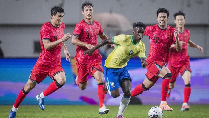 **Korea Selatan Vs Brasil: Selecao Dominasi 5-0 di Stadion Piala Dunia Seoul**